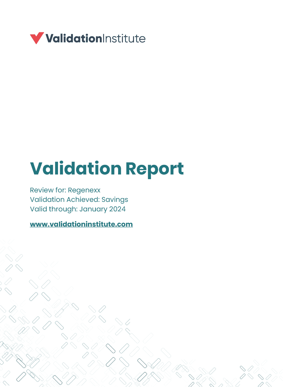 Validation Institute Report